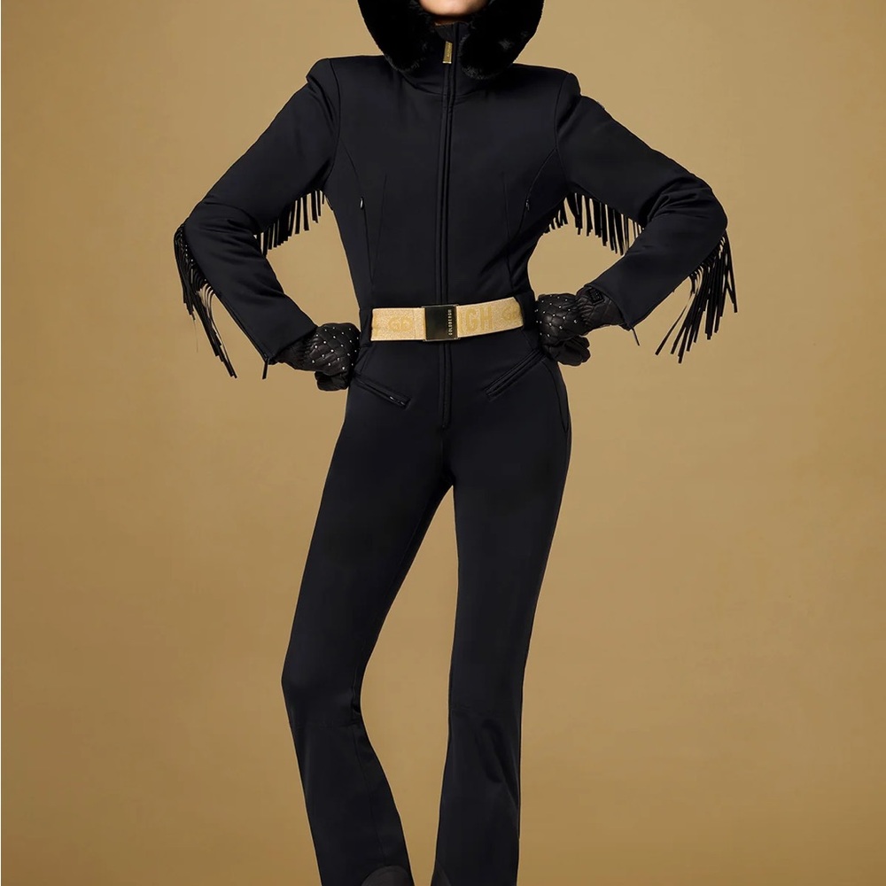 Goldbergh Black Fringe ski suit